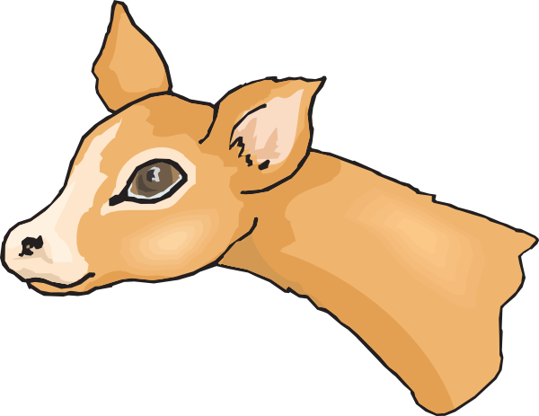 Cartoon Deer Head
