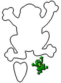 Frog Template | Apple Template ...