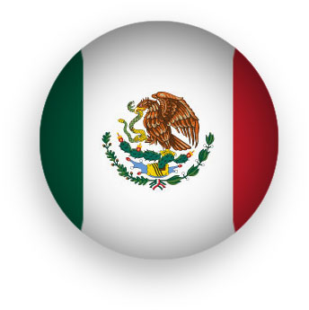 Mexican flag clipart