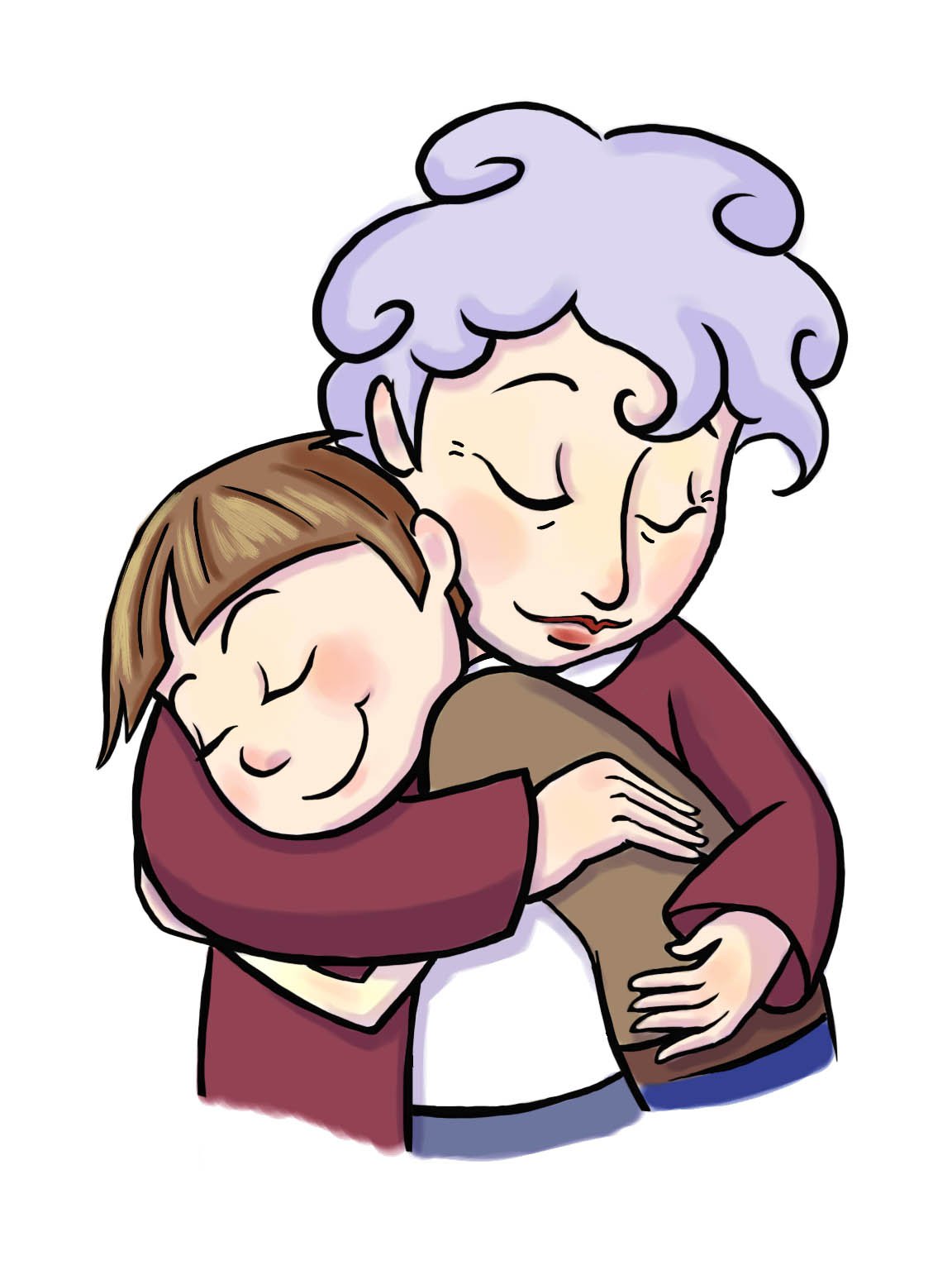 Grandma love clipart