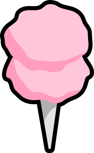 Circus Cotton Candy Clipart