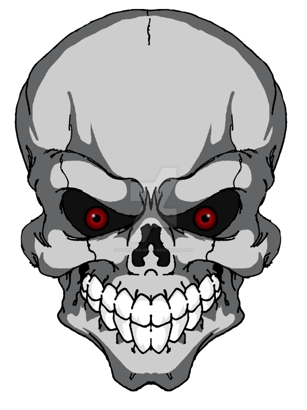 Large Skull Design by Ds-Designs-on-DA on DeviantArt