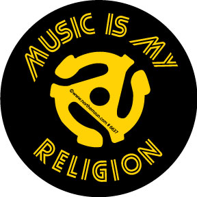 Music Is My Religion Sticker