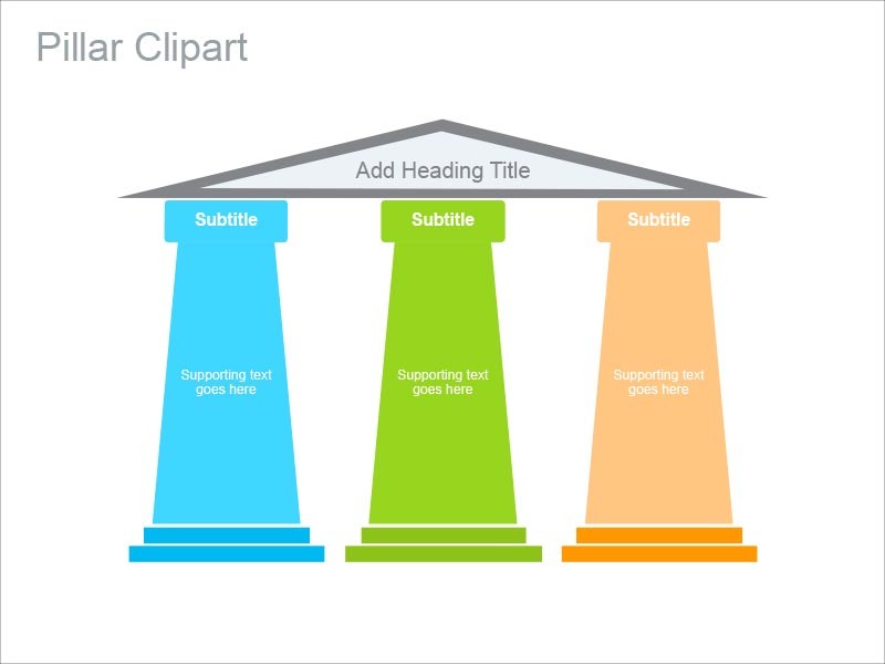 6 Pillar Clipart