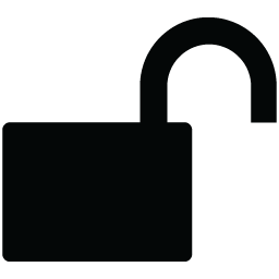 Open, padlock, unlocked, unsecure icon | Icon search engine