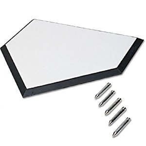 Amazon.com : MacGregor Rubber Home Plate : Baseball Bases : Sports ...