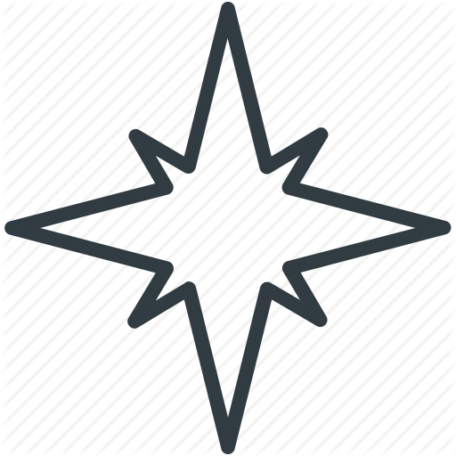 Cardinal points, compass, compass rose, rose of winds, wind rose ...