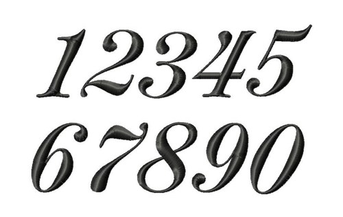 Fancy Script Embroidery Font - Sizes 2",3",4" B2G1 FREE ...