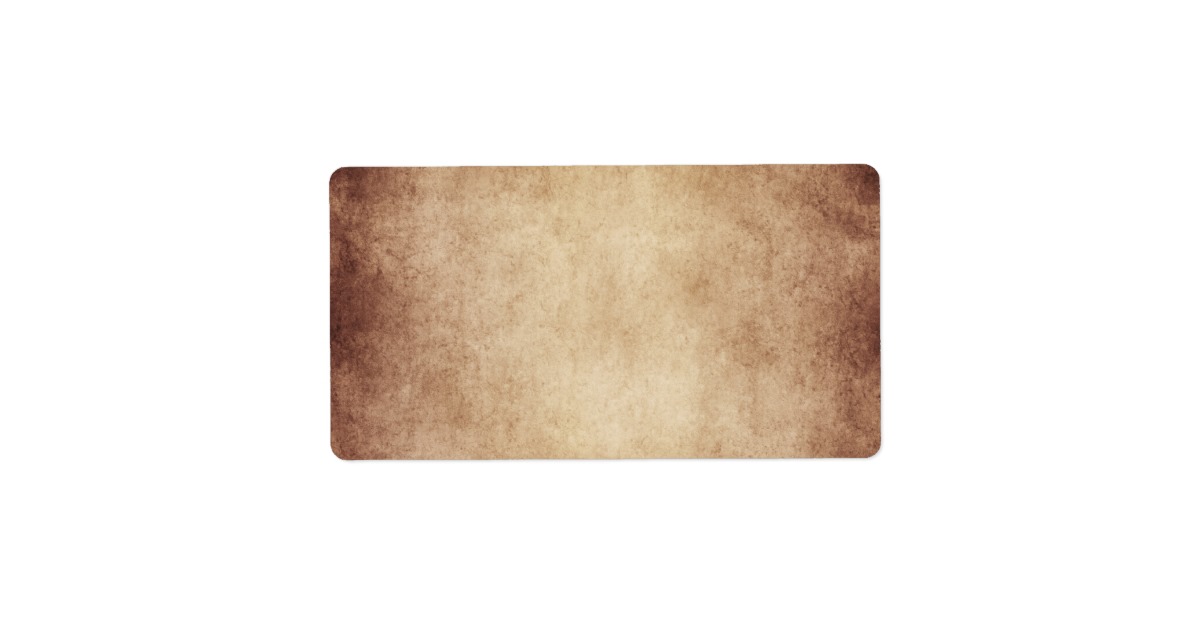 Vintage Aged Parchment Paper Template Blank Label | Zazzle