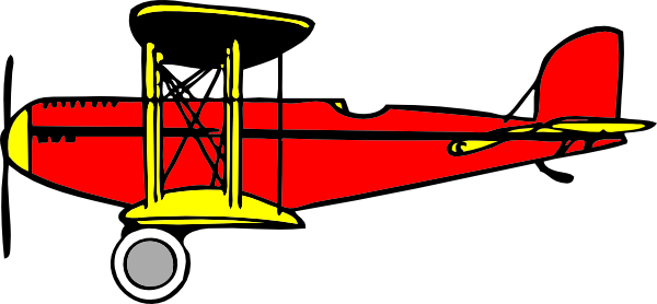 Biplane Clip Art - vector clip art online, royalty ...