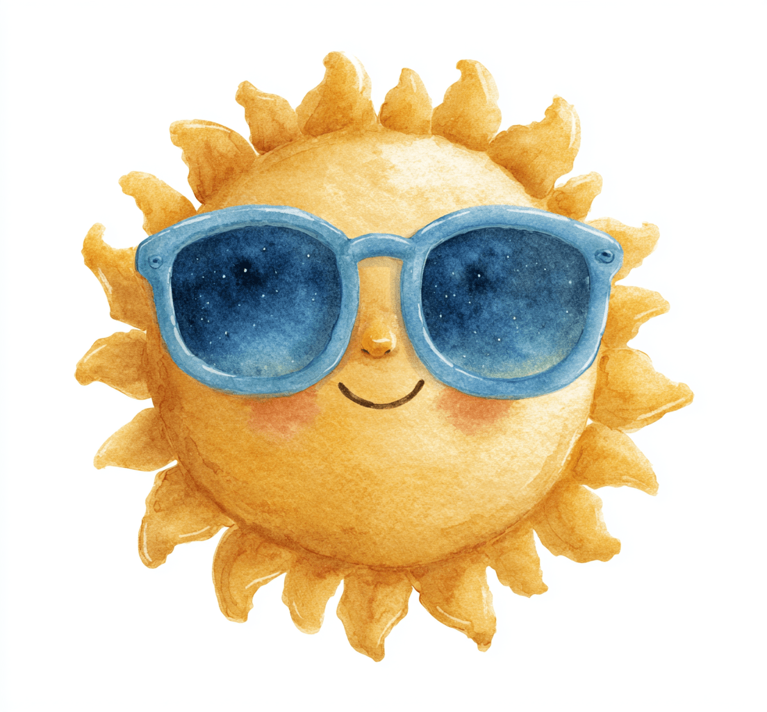 Cool Sun Character