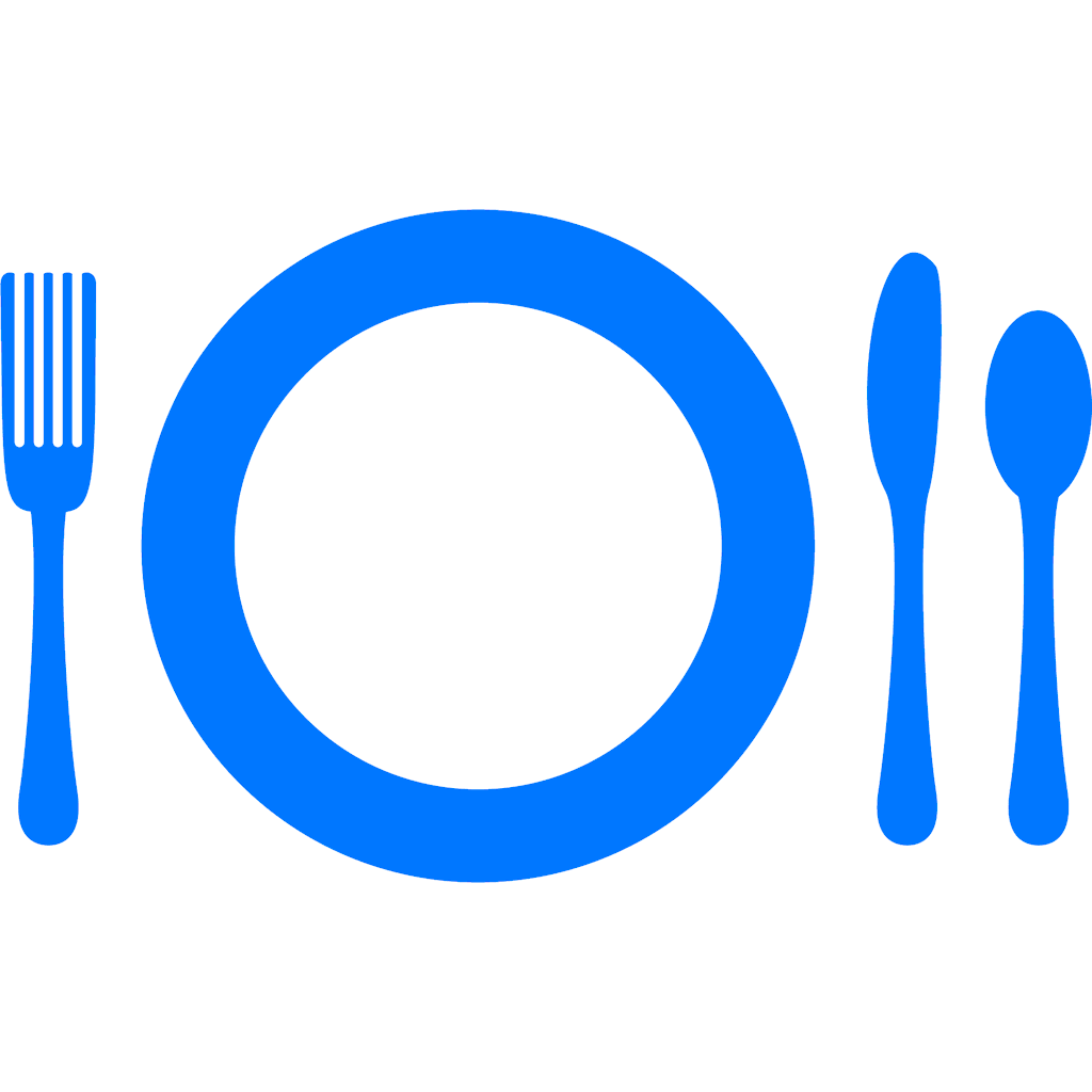 Dinner setting clipart