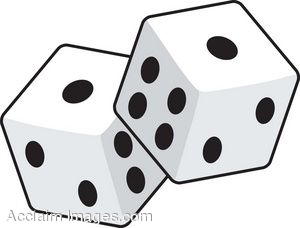 Dice face clip art