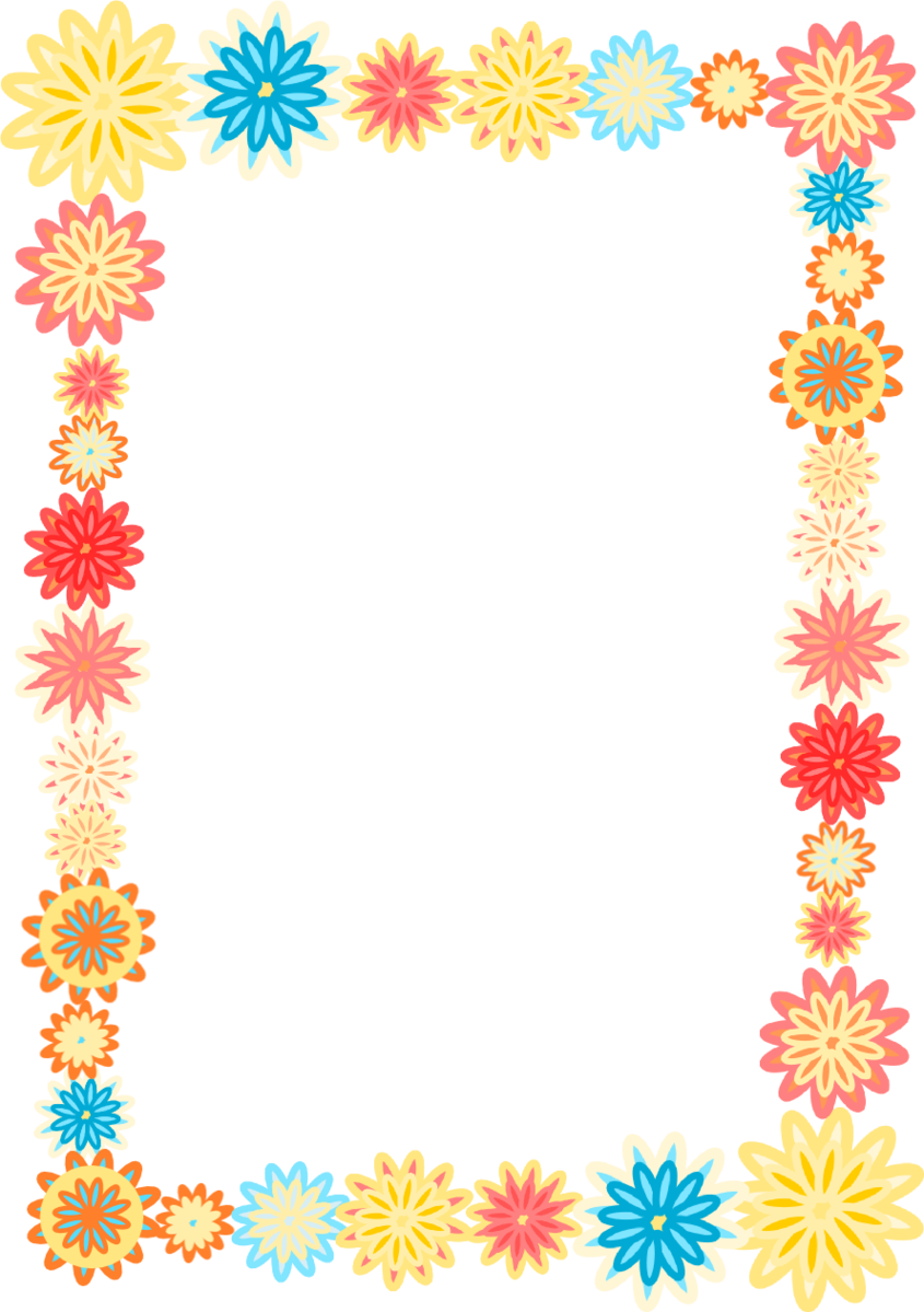 Background Frame Flower Clipart - Free to use Clip Art Resource