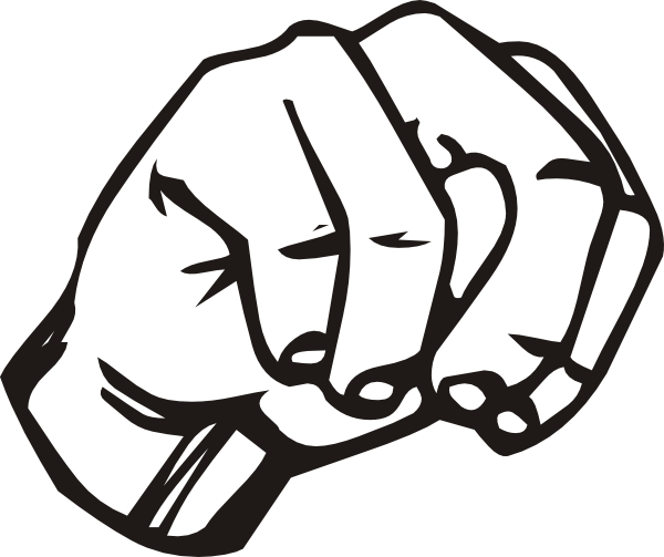 Sign Language N clip art Free Vector