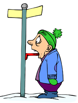 Freezing People Clipart