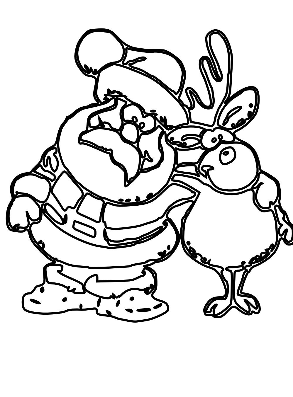 Merry Christmas Clipart Black And White - Free ...