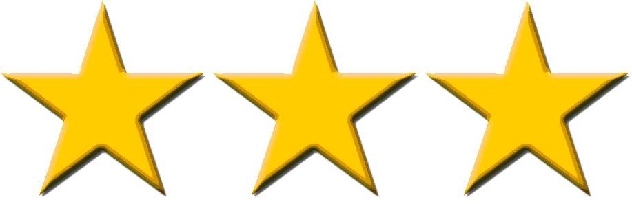 Three Stars Clipart