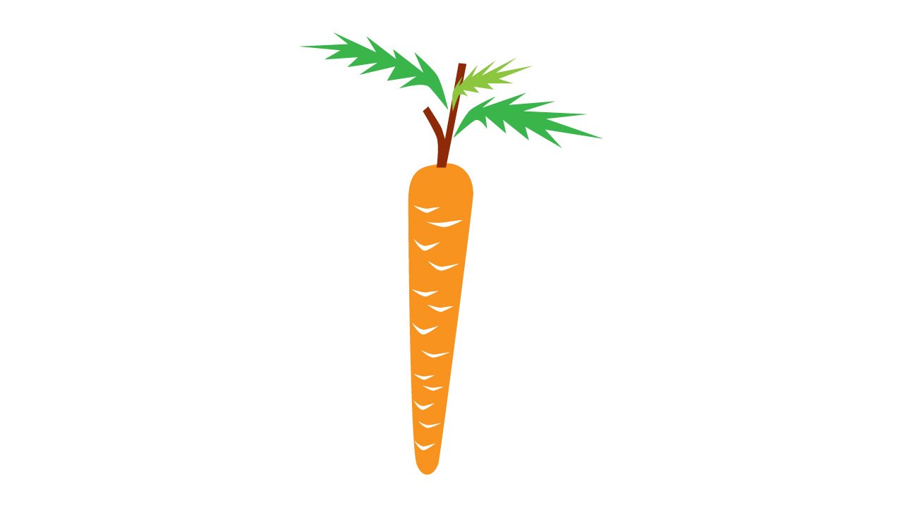 Illustrator for Beginners | Draw a Carrot - YouTube