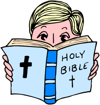 Man Reading Bible Clipart