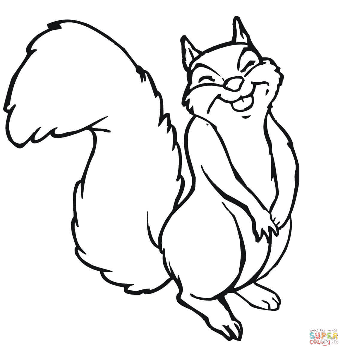 Squirrels coloring pages | Free Coloring Pages