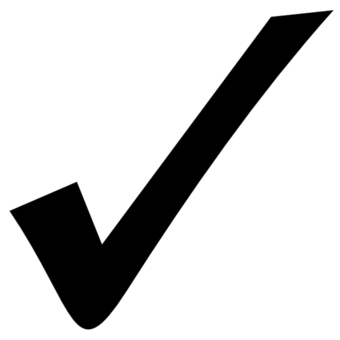 Black Check Mark Logo - ClipArt Best