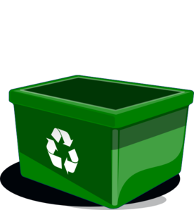 Recycling bin clipart