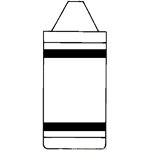Crayon Coloring Pages - 14 'Crayon' worksheets for kids