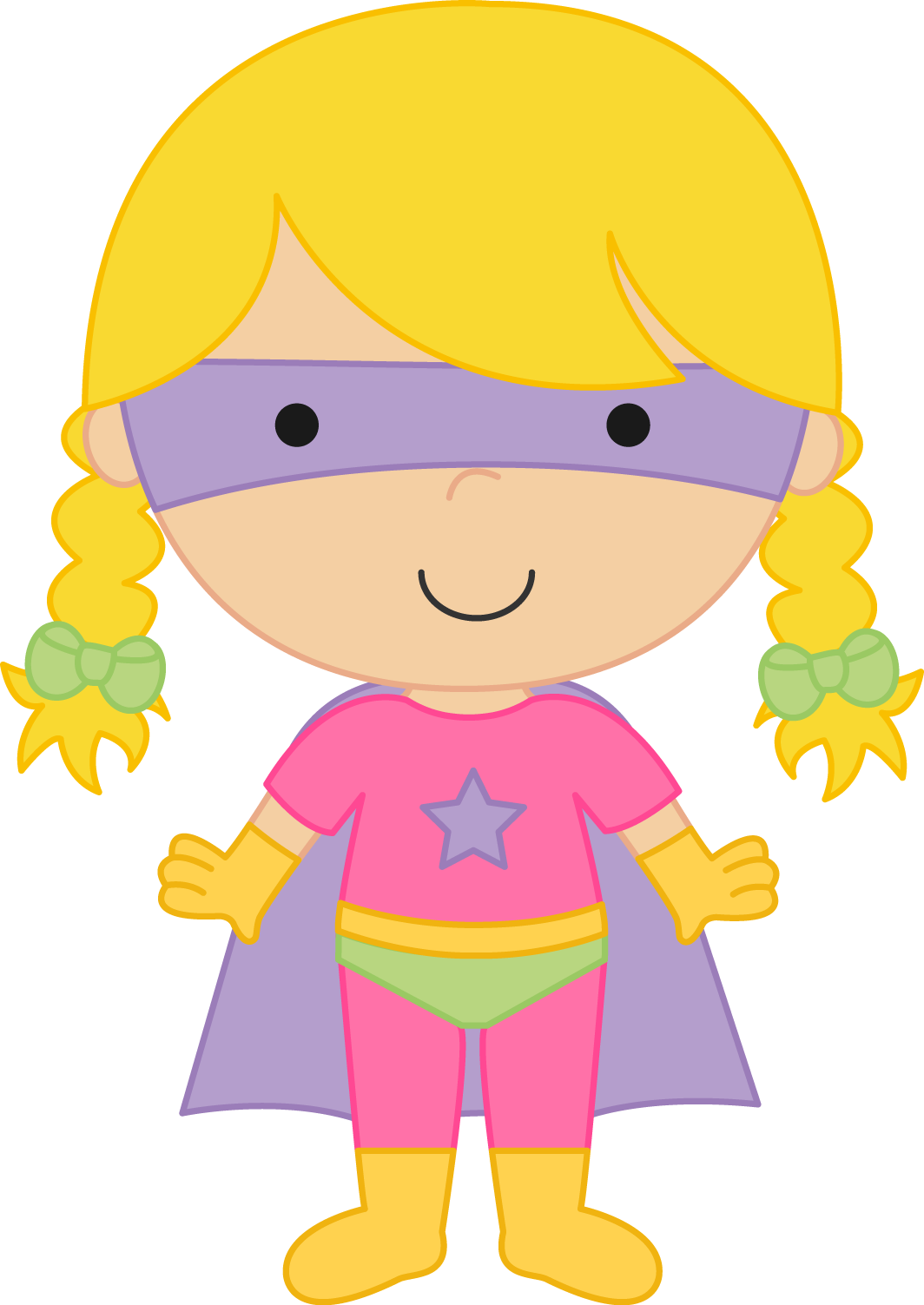 Super Girl Clipart