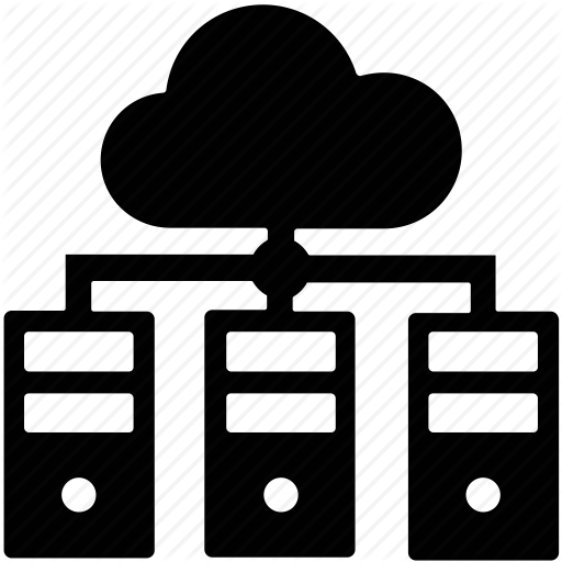 Cloud computing concept, cloud network hosting, cloud network ...