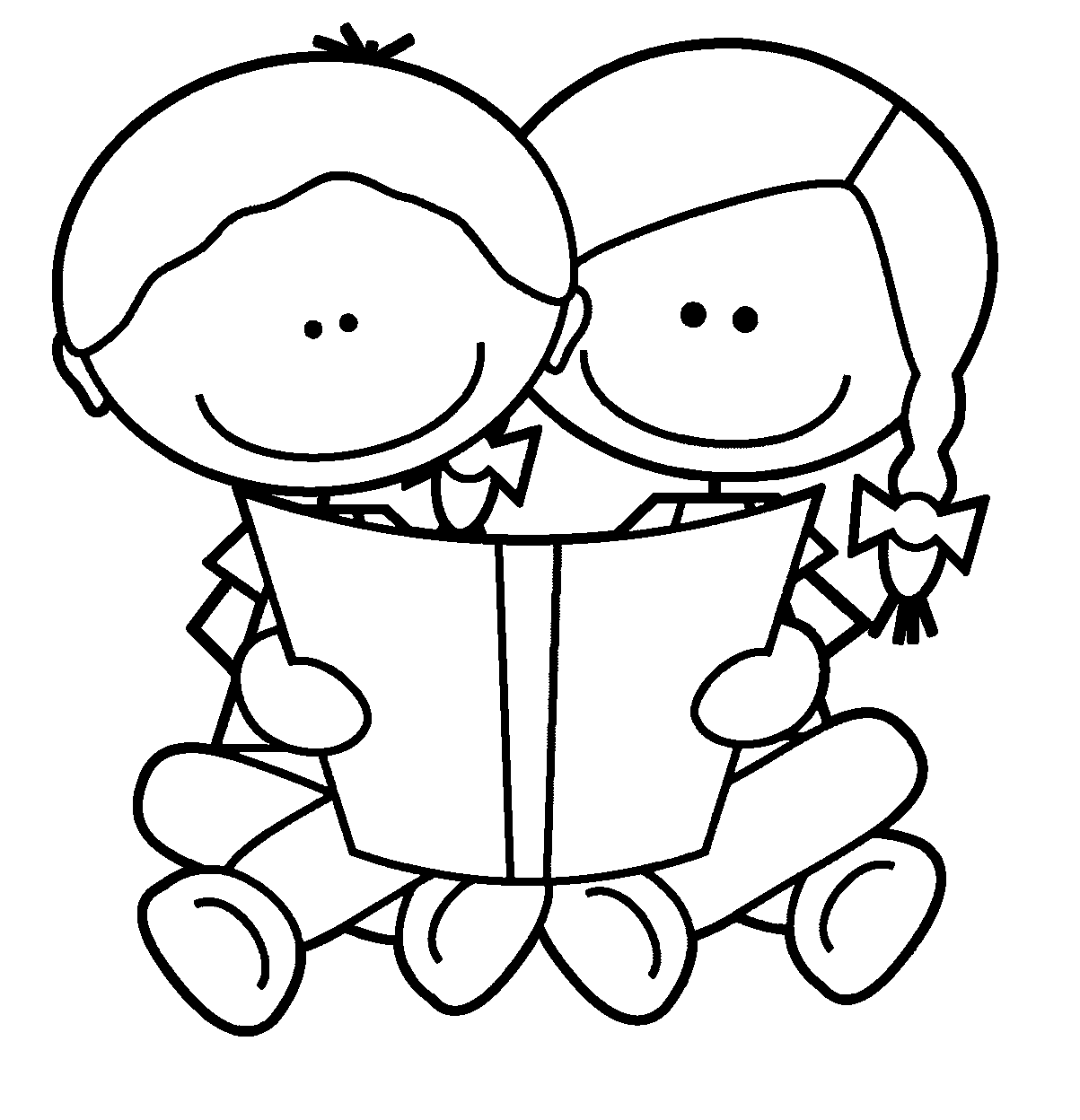 Child reading children reading clip art free clipart images 2 ...