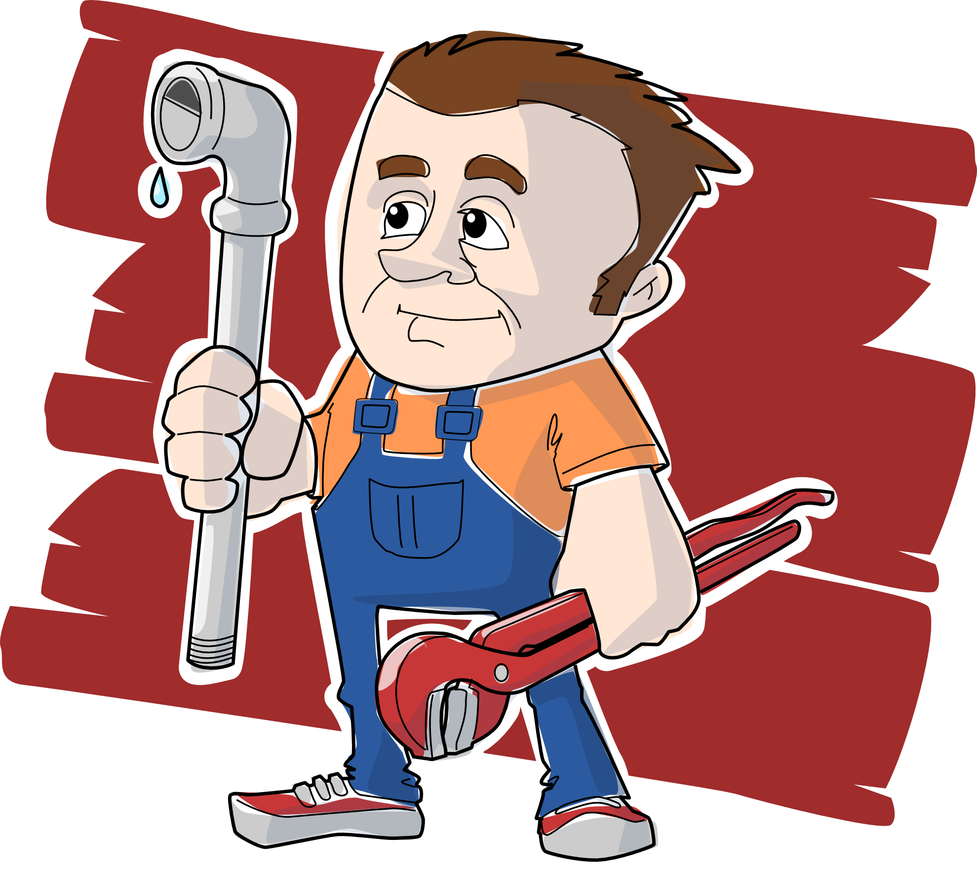 Plumber clipart