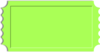 Green Raffle Ticket clip art - vector clip art online, royalty ...