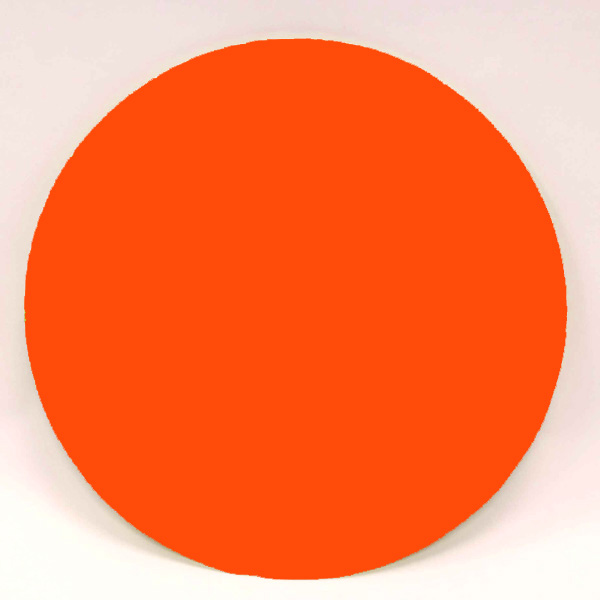 20cm Sunflower Yellow Opal pre-cut glass circle (0220)