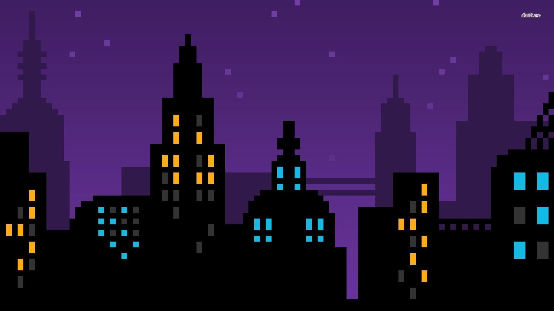 ... Skyline Vector Night 1919-skyline-1920x1080-vector- .