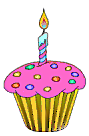 Pics For > Animated Birthday Cupcake