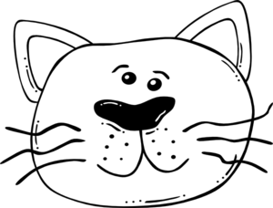 Monkey Face Clip Art Black And White - Free ...