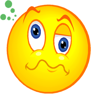 Cartoon Confused Face