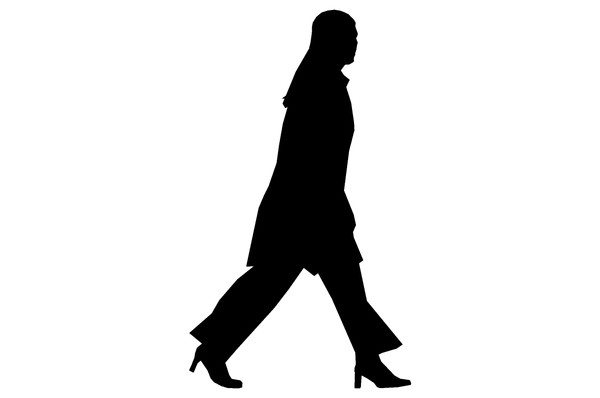 Silhouette Walking - ClipArt Best