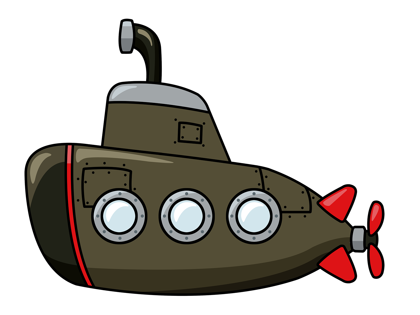Cartoon Submarine | Free Download Clip Art | Free Clip Art | on ...