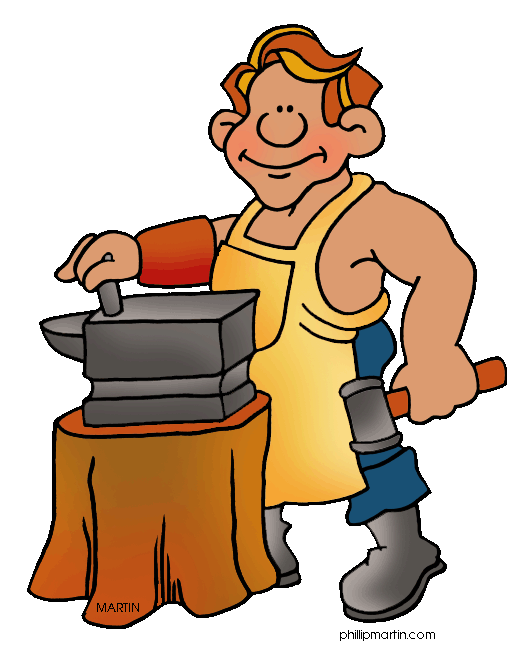 Old Blacksmith Clipart