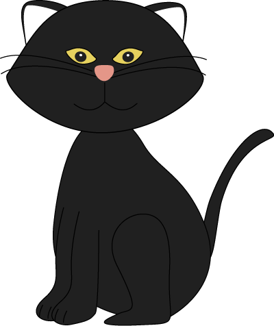 Clip Art Black Cat - Tumundografico