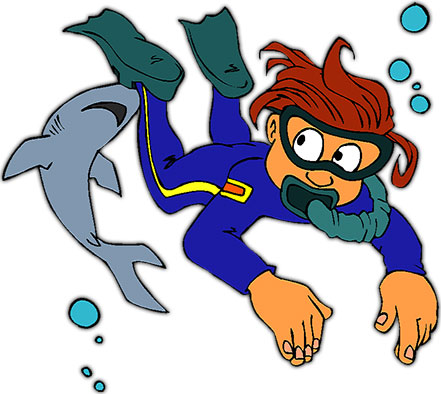 Scuba diving clip art