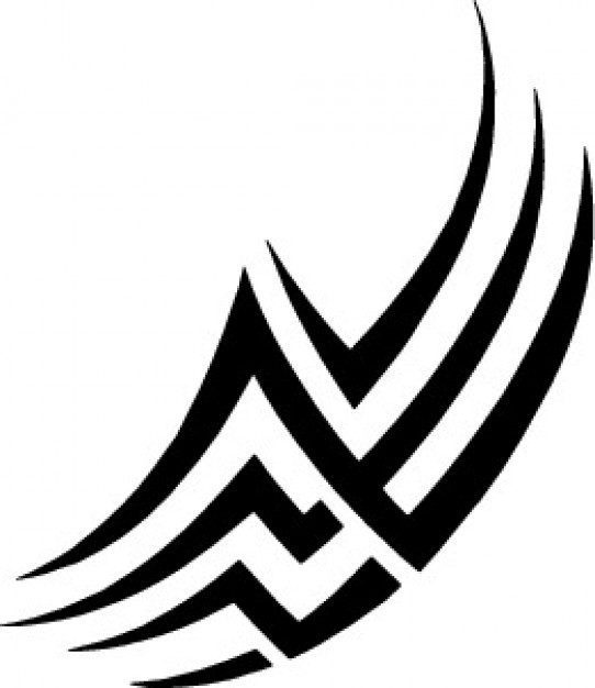 Tattoo tribal lines design Vector | Free Download