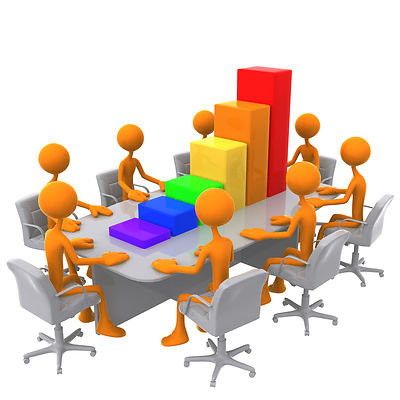 Free Stock Photos | 3D Bar Graph Meeting | # 9551 | Freestockphotos.
