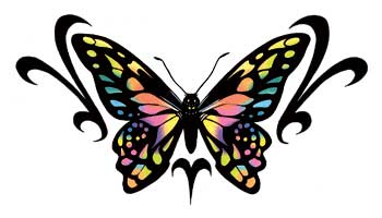 Tribal Butterfly - ClipArt Best