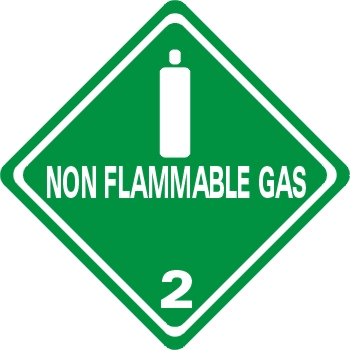 Non Flammable Gas Placards DOT