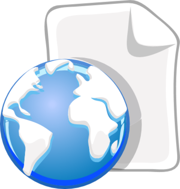 world wide web file - vector Clip Art