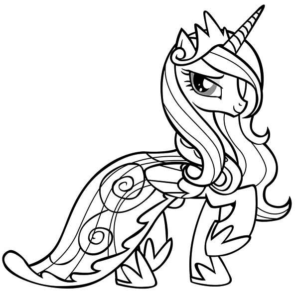 My Little Pony Princess Cadence Coloring Page: My Little Pony ...