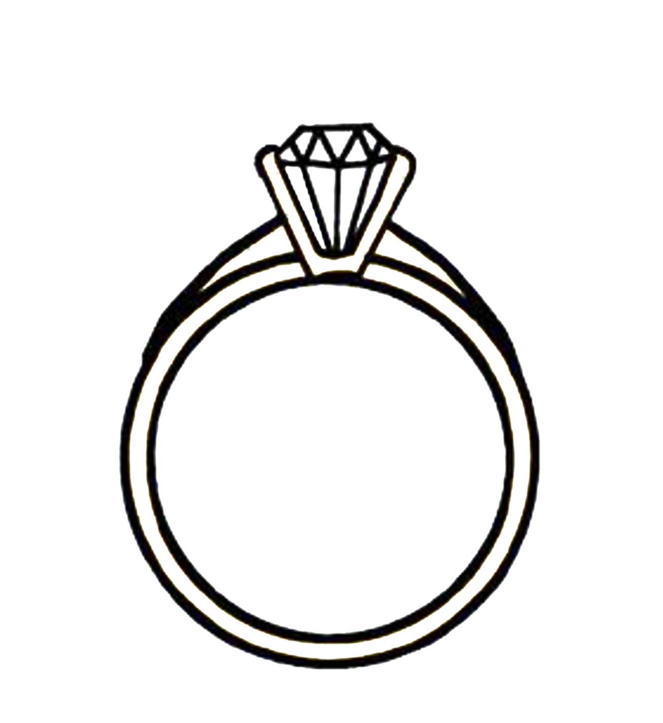 Jewelry clipart black and white